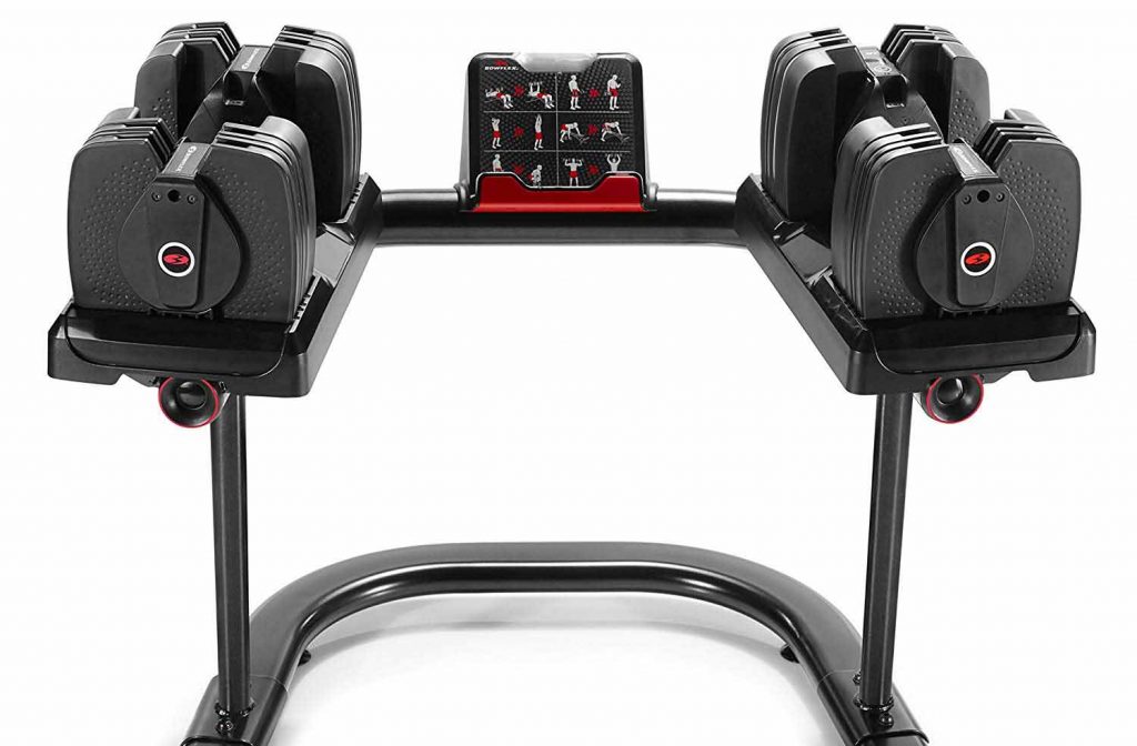 Superior Digital News - Bowflex Select Tech 560 Smart Dumbbell (Pair) - Tablet-Phone Holder and Weight Rack