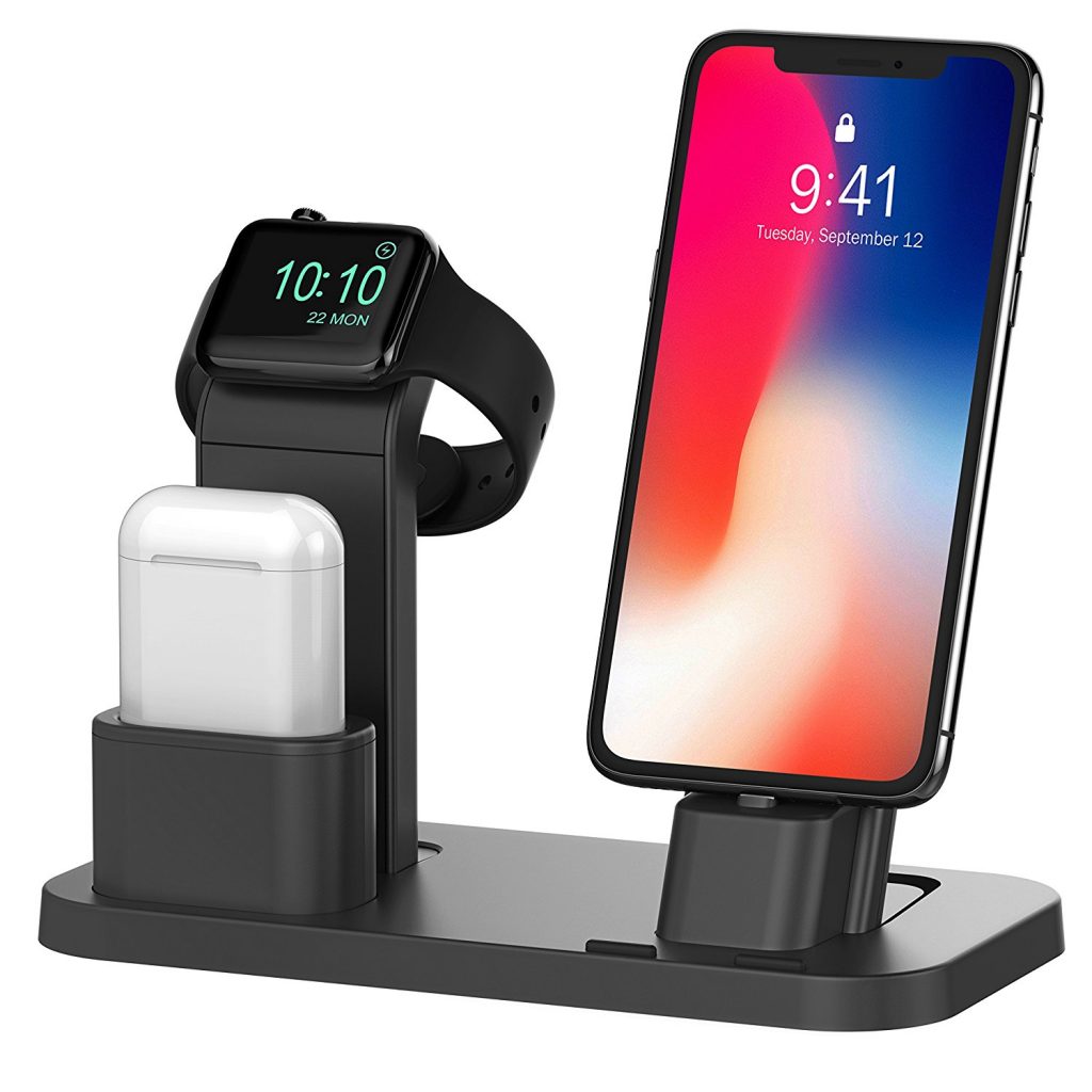 Superior Digital News - Beacoo Adjustable Apple Watch, AirPod, and iPhone 3-in-1 Charging Stand and Media Stand