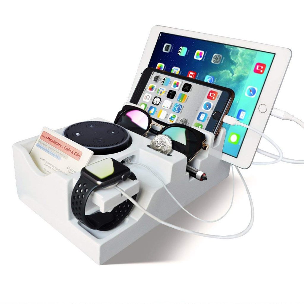 Superior Digital News - Giftgarden Multiple Devices Apple Watch, iPhone, iPad, AirPod, Amazon Echo Dot, Sunglasses, and More Charging Cradle