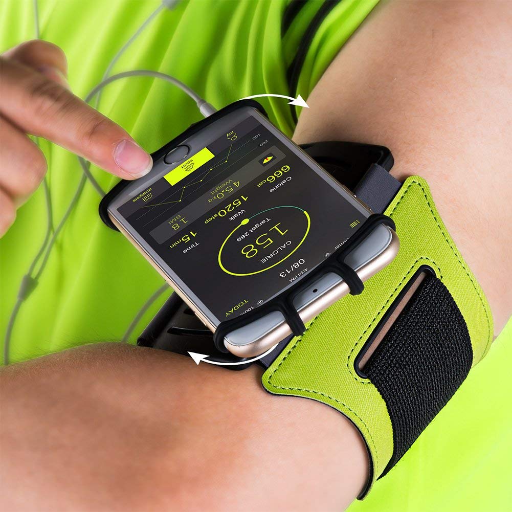 VUP Rotating Phone Armband for fitness and sports - Sport Green - Available At Amazon.com