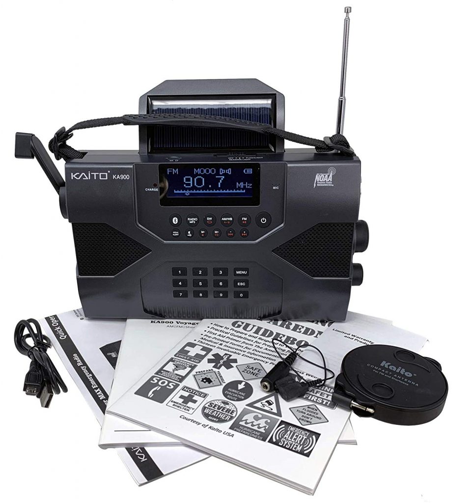 Kaito Voyager Max KA900 Emergency Weather Radio Kit