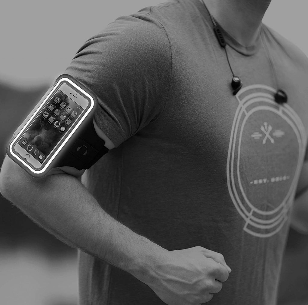 Tribe Armband Phone Holder - Reflective Safety Border Strip