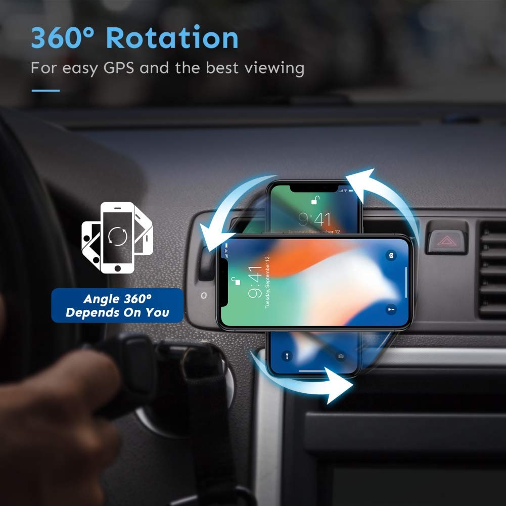 Penom Magnetic Vent Car Phone Mount - 360° Adjustment