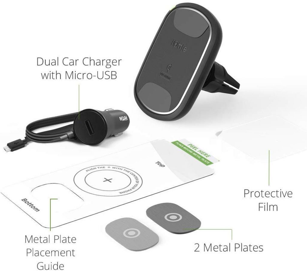 iOttie Magnetic Car Phone Mount & Wireless Charger Kit