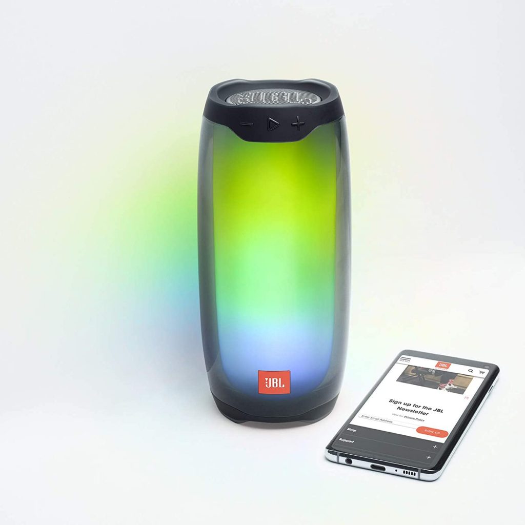 JBL Pulse 4 Portable Bluetooth Speaker and Connect App