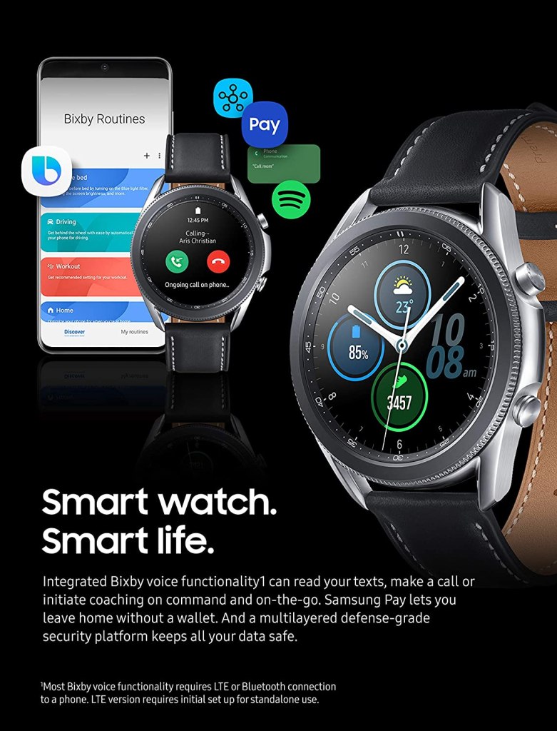 SAMSUNG Galaxy Watch 3 Health and Wellness 2