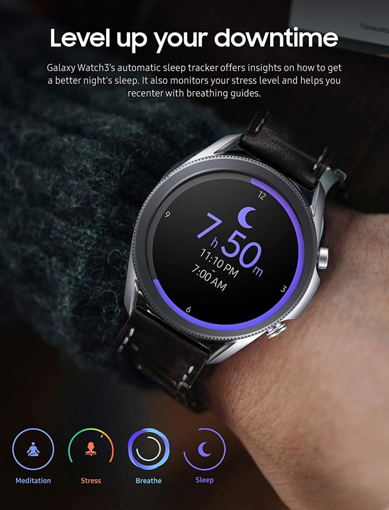 Samsung Galaxy Watch 3 Advanced Sleep Tracking