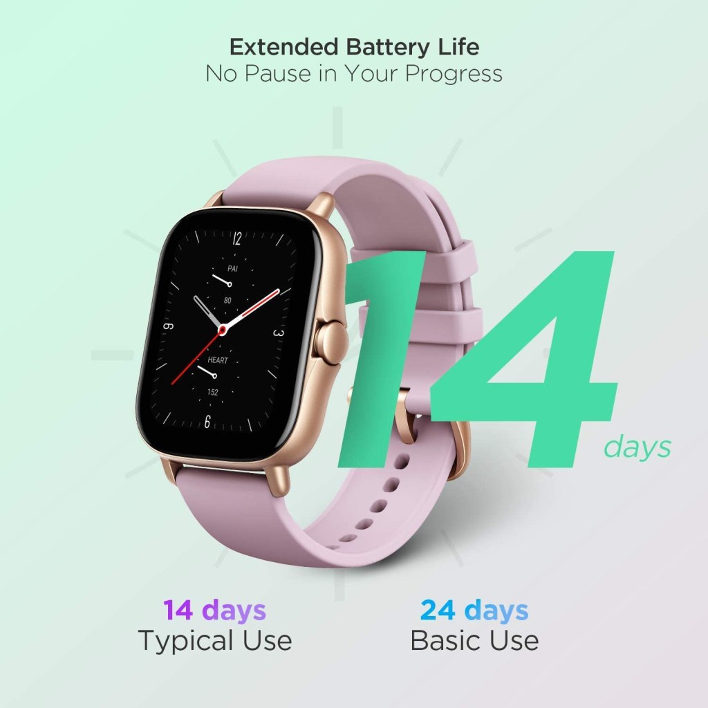 Amazfit GTS 2e 14 Day Battery Life