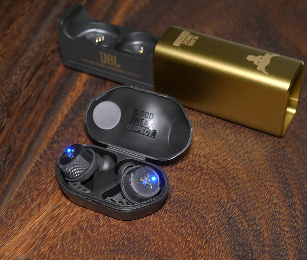 Under armour x the rock project 2024 true wireless flash earbuds