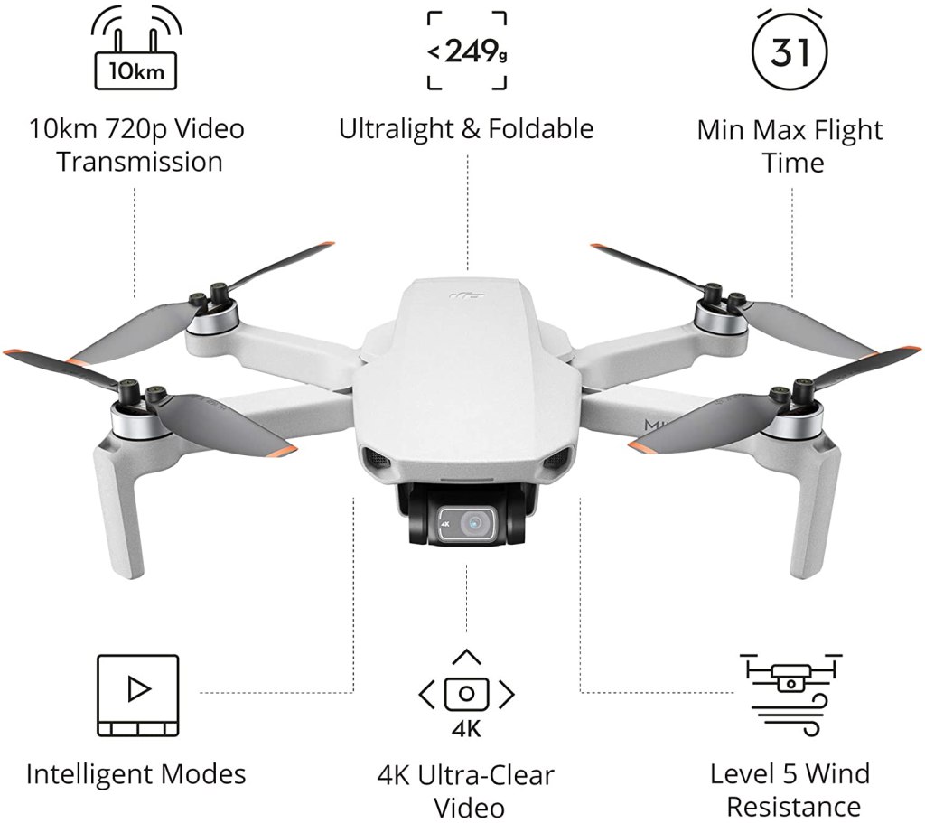 DJI Mini 2 Key Specs - Best Drone For Beginners