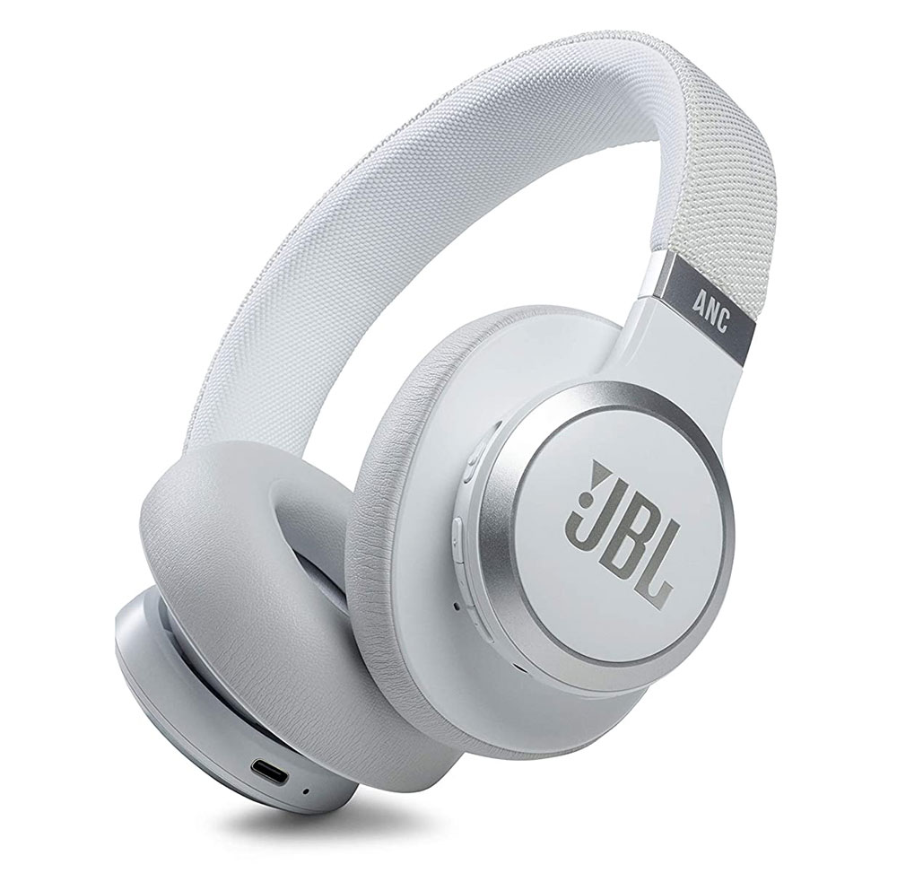 JBL Live 660NC Wireless Noise Cancelling Headphones White
