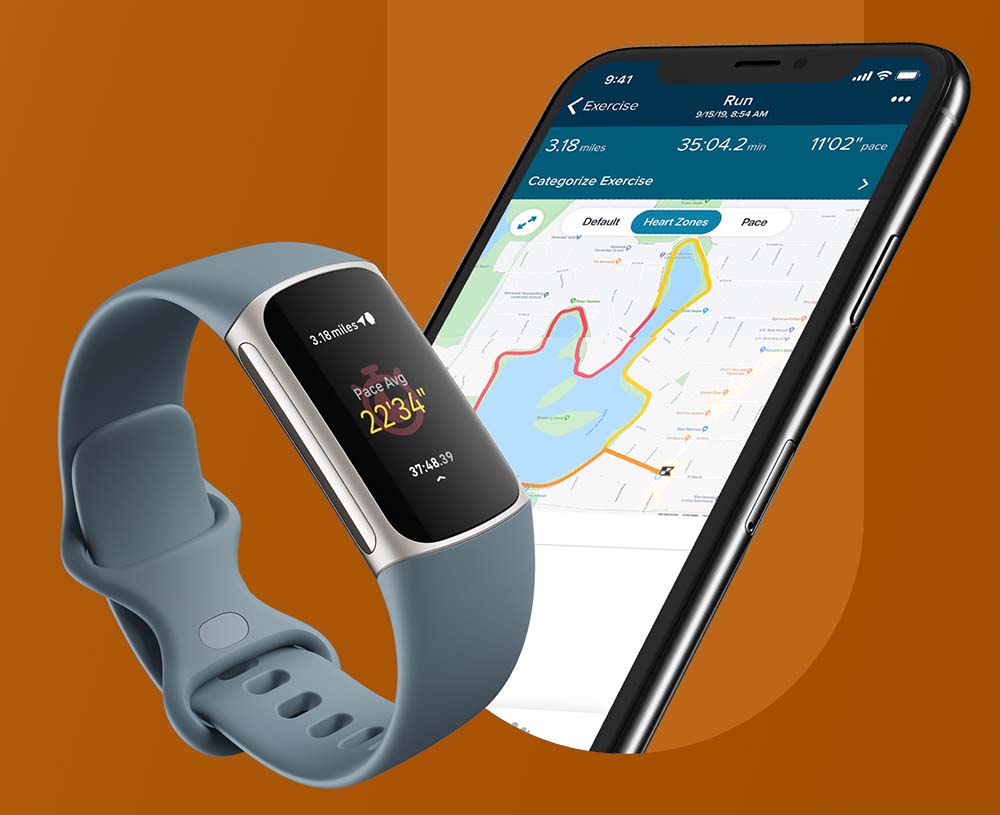 Fitbit Charge 5 - Built-In GPS+GLONASS