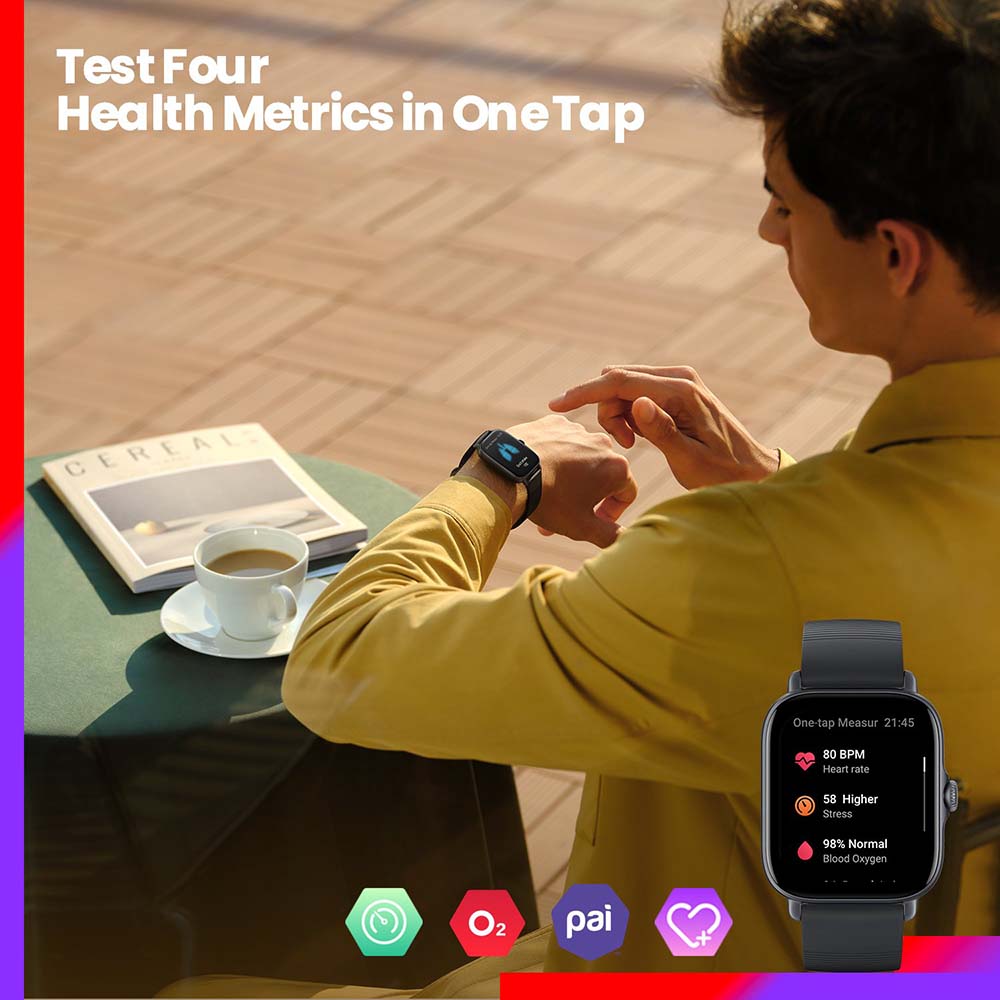 Amazfit GTS 3 - Health and Wellness Multi-Testing