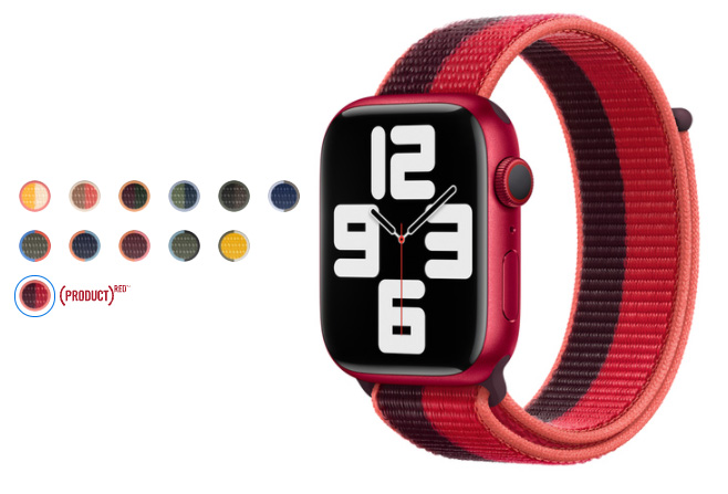 Apple Watch Series 7 - New Striped Sport Loops