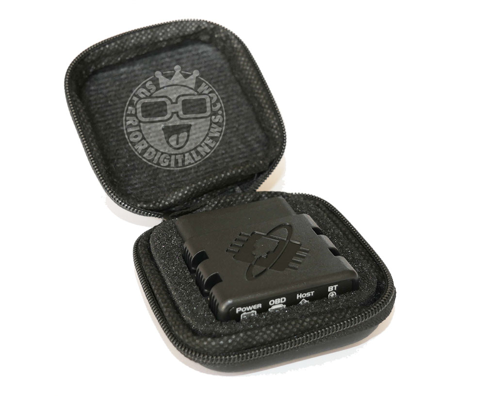 image of OBDLink MX+ OBD Scanner in Clamshell Zip Case