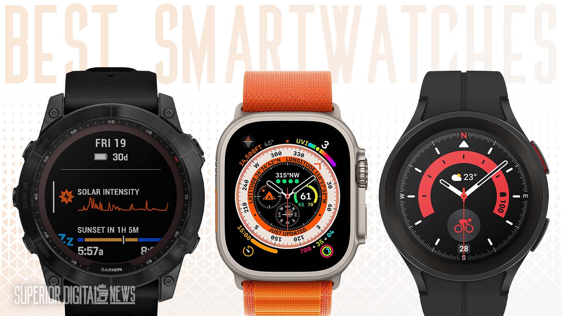 You are currently viewing Best Smartwatches 2023 | Apple vs Samsung vs Garmin