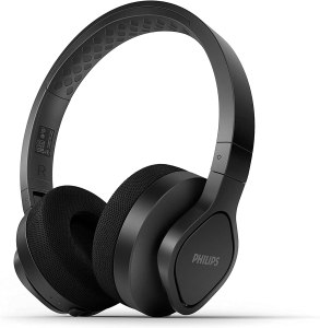 image of the black Philips A4216 Sport on ear headphones