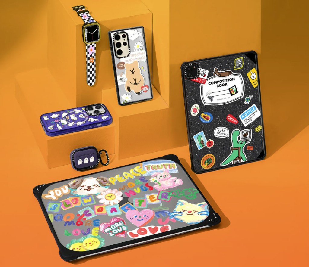 image of various mobile devices with CASETiFY cases on them
